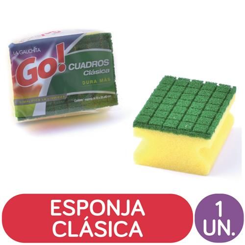 Esponja Go! Cuadrados Clásica