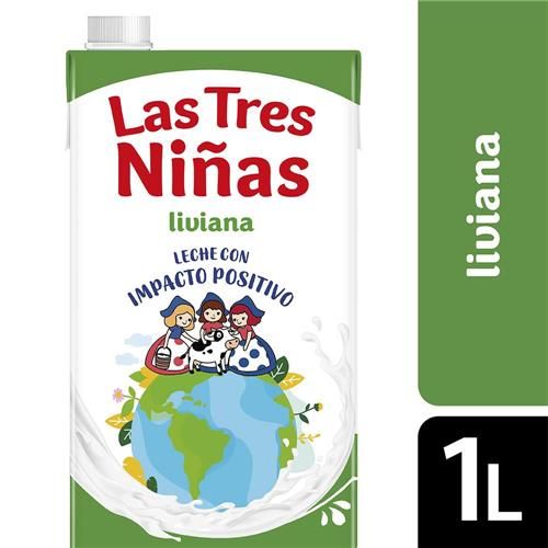 Leche Las Tres Niñas Liviana 1L